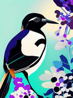 Magpie Pop Matisse 1 Bird