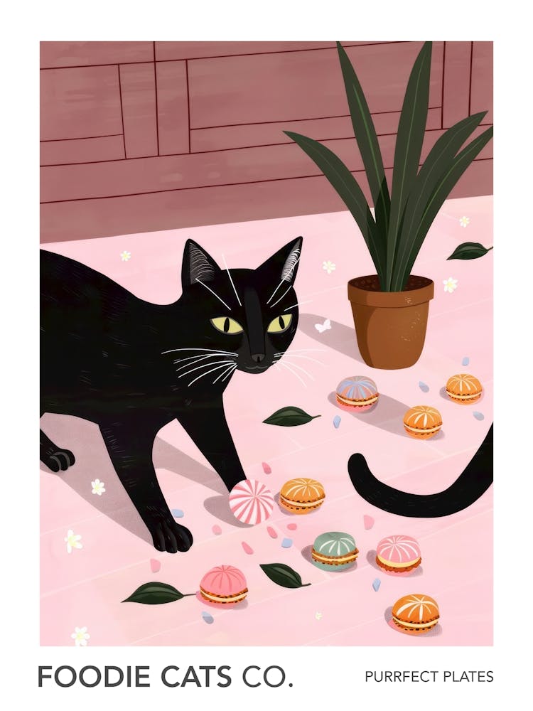 Foodie Cats Co Chat Et Macarons 3