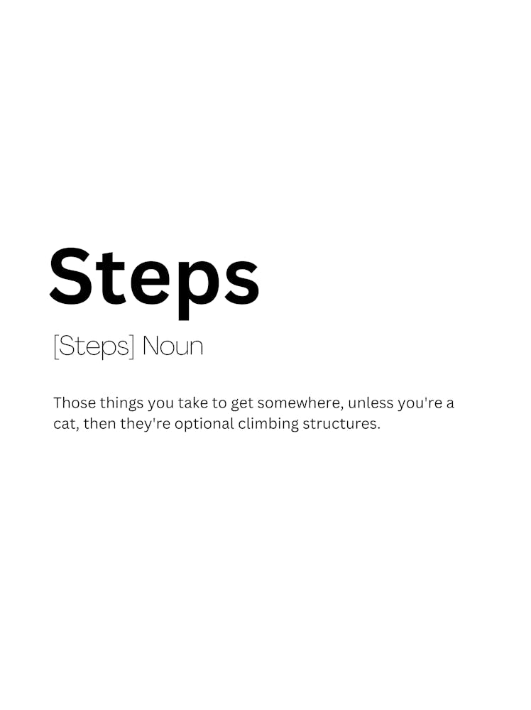 Steps Definition Meaning