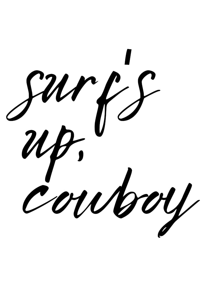 Surf'S Up Cowboy