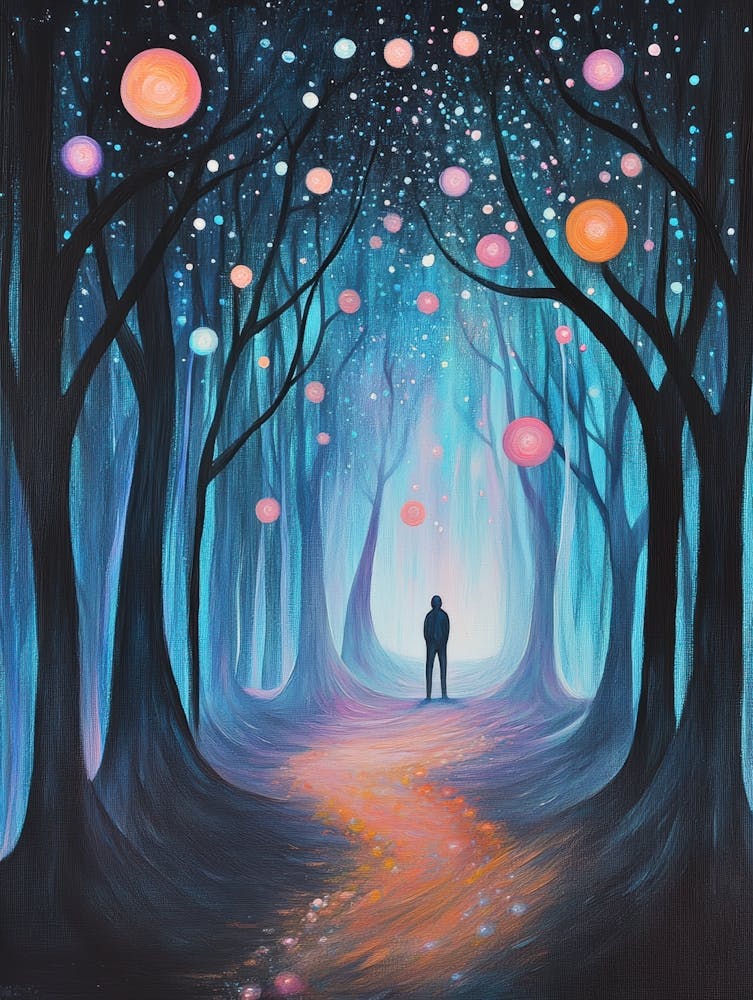Starry Night Forest 1