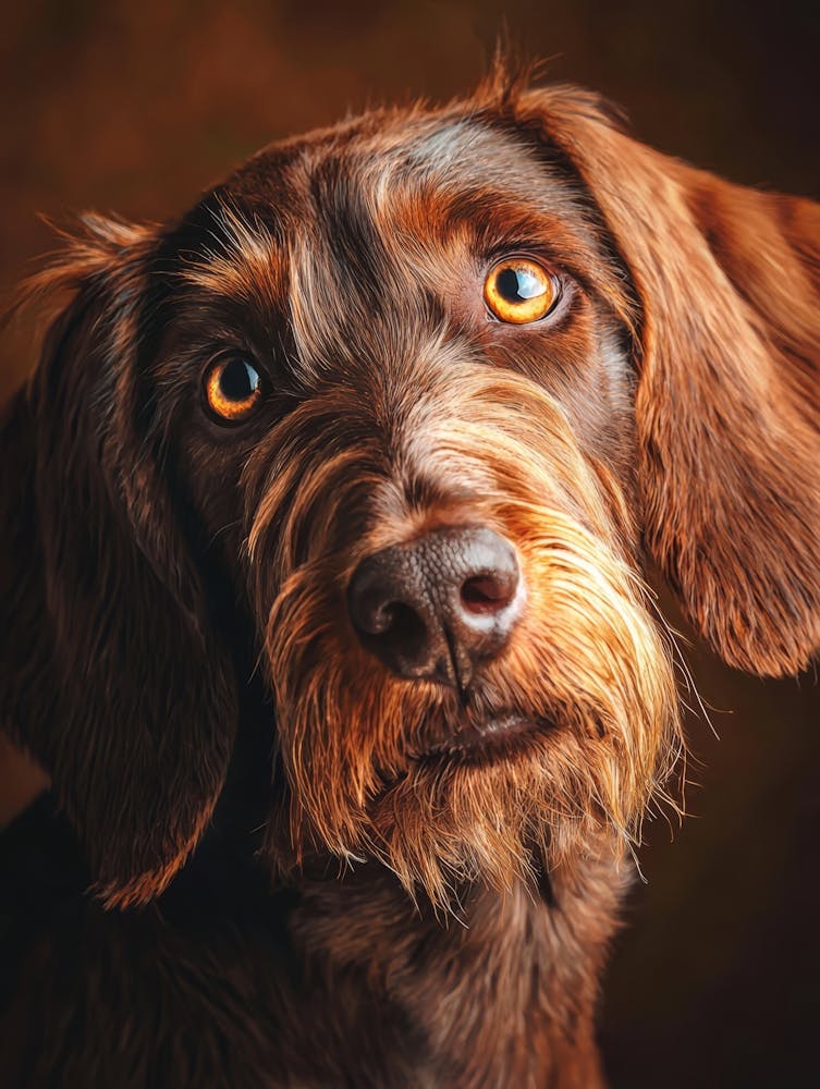 Portrait Of A Dog. Generated AI. 5