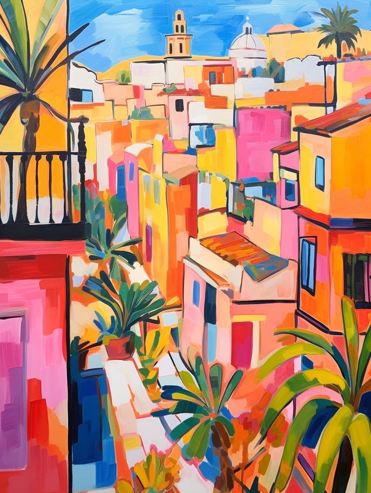 Valencia Spain 2 Fauvist Painting