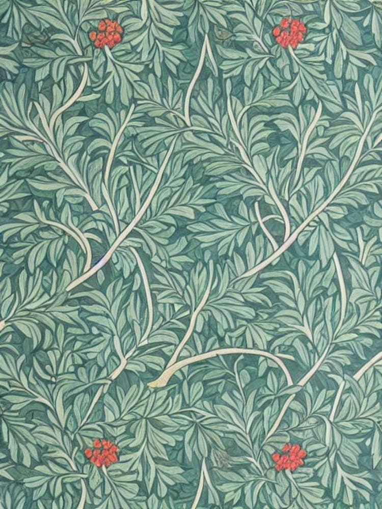 Eastern Red Cedar tree Vintage Botanical