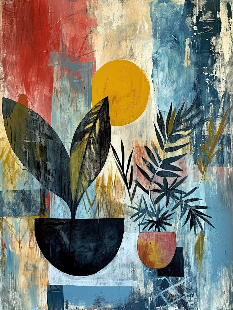 'Sunset', Boho Art Style