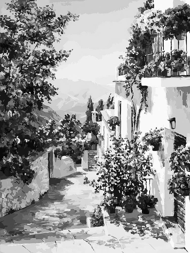 Black And White Painting 41