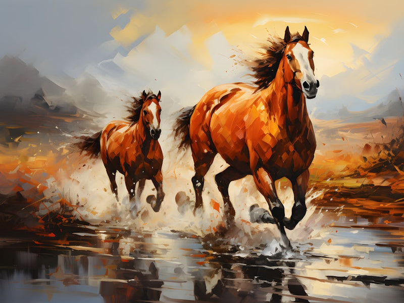 Galloping Guardian Protector Of The Plains
