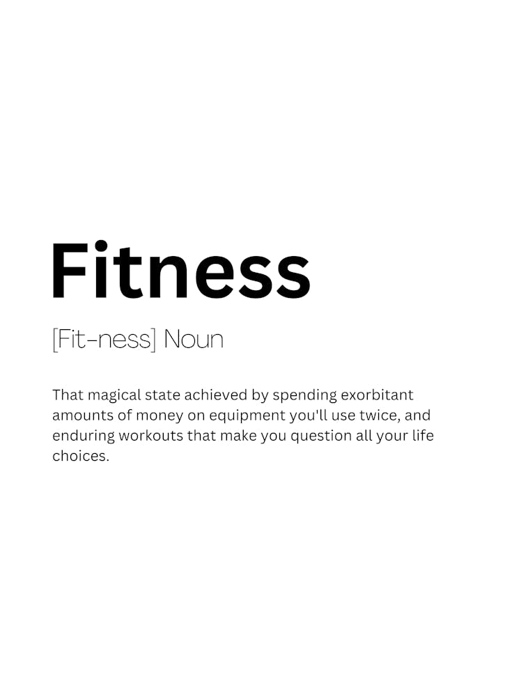 Fitness Definition Meaning 1