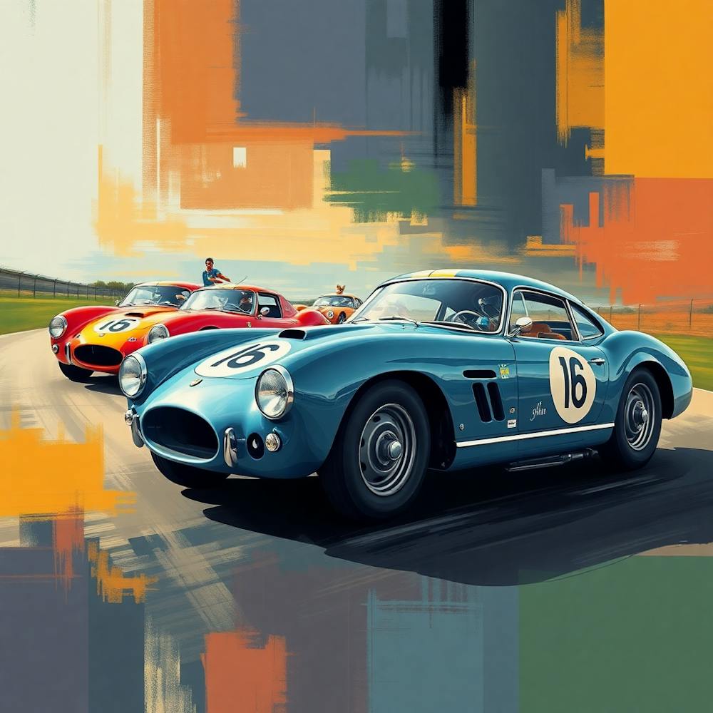 Classic Cars On The Track