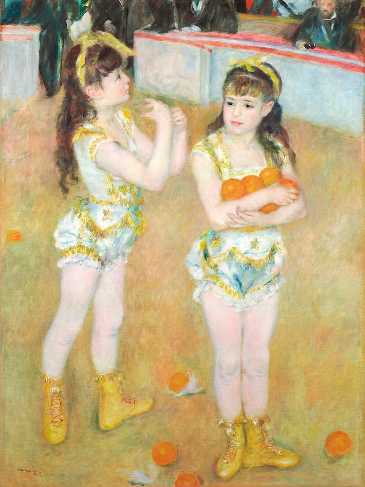 Acrobats At The Cirque Fernando (1879), Pierre Auguste Renoir