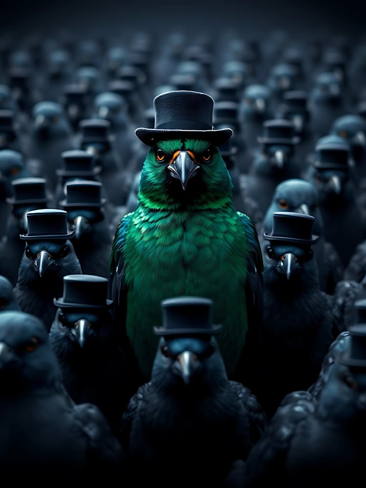 Bird In A Top Hat