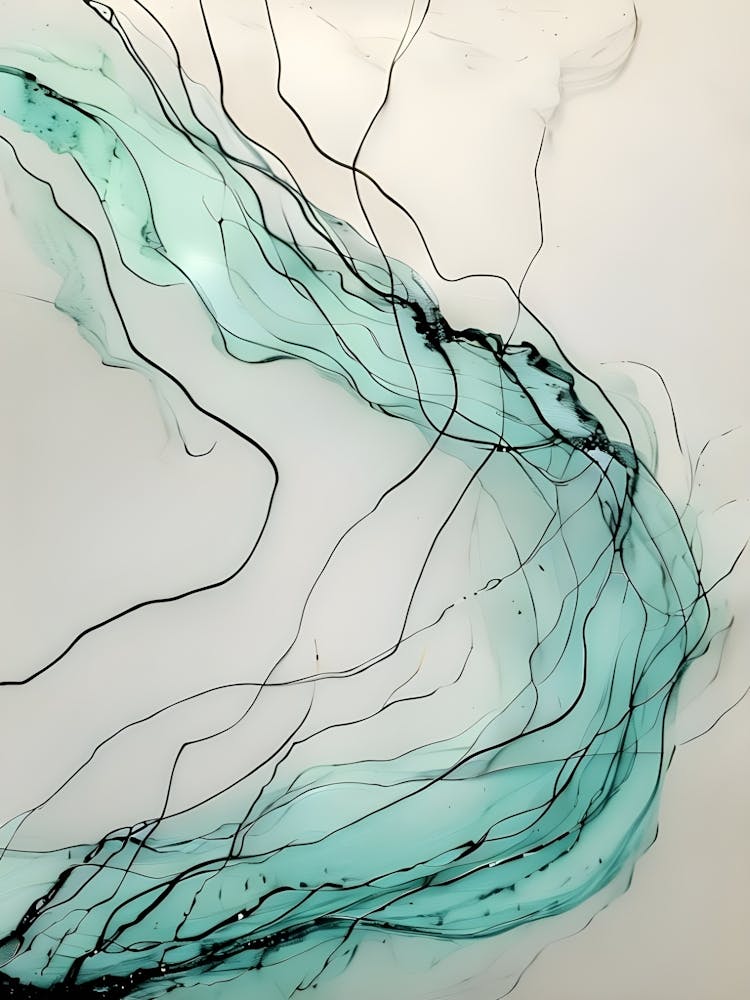 Acrylic Line Nature Art