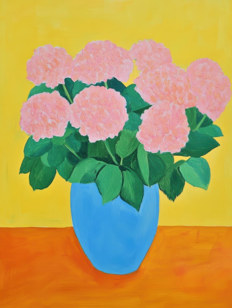 Pinke Hortensien 1