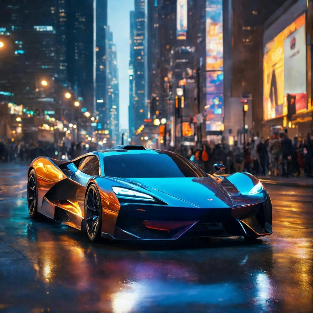 Futuristic Sports Car
