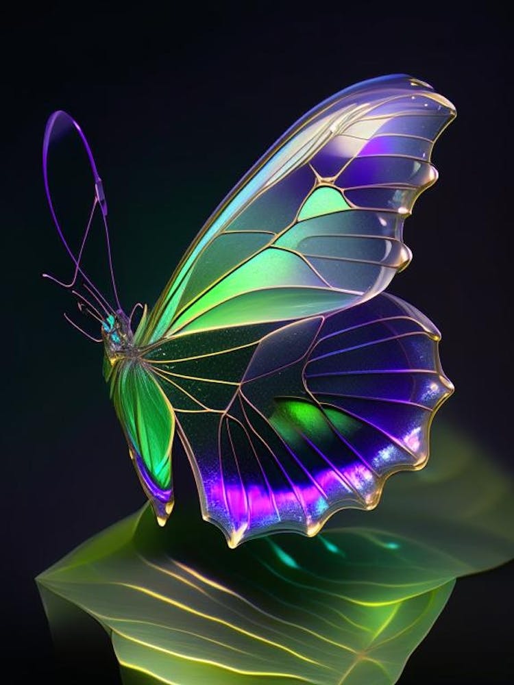 Brimstone Butterfly Holografisch 1