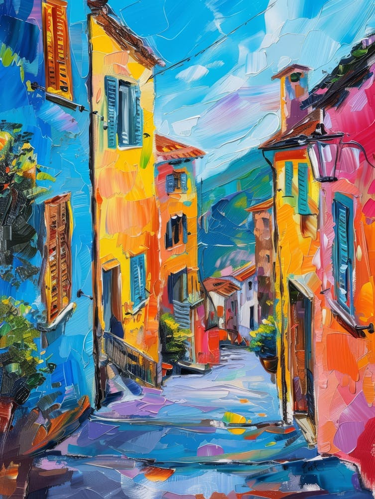 Generate Beautiful Vibrant And Modern Wall Art On Different Themes, Travel, Italy 14
