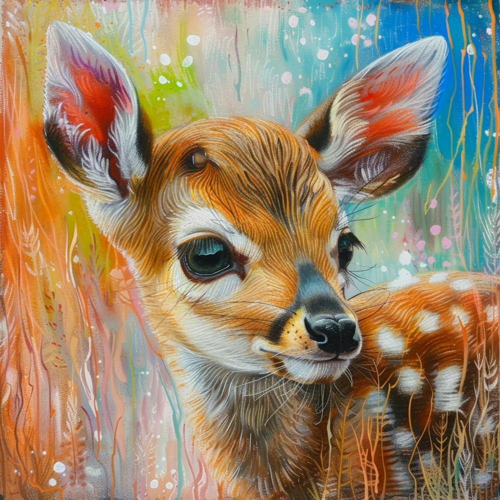 Fawn painting 8