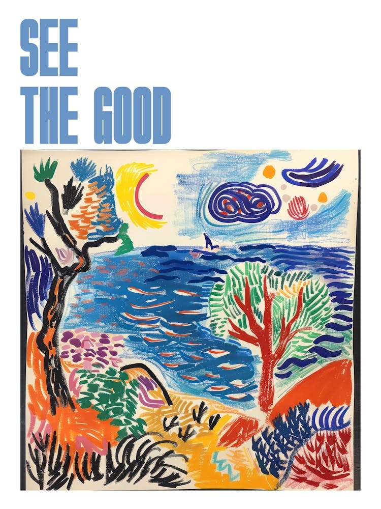 See The Good Poster Seaside Painting Matisse Style 12