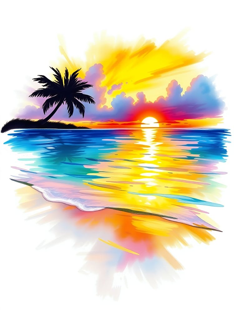 Sunset On The Beach 11