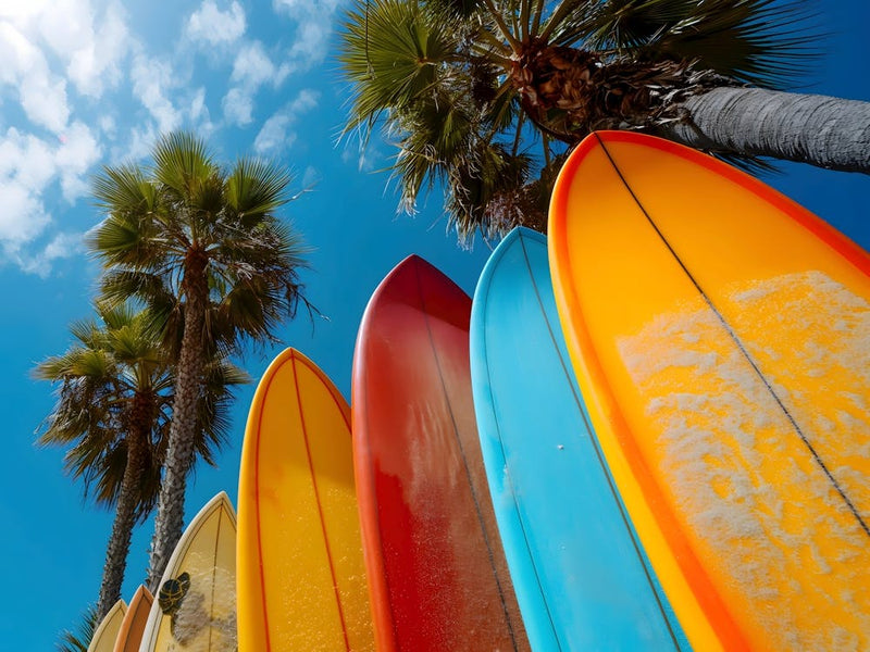 Colorful Surfboards