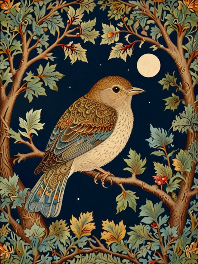 William Morris Bird In A Tree 1
