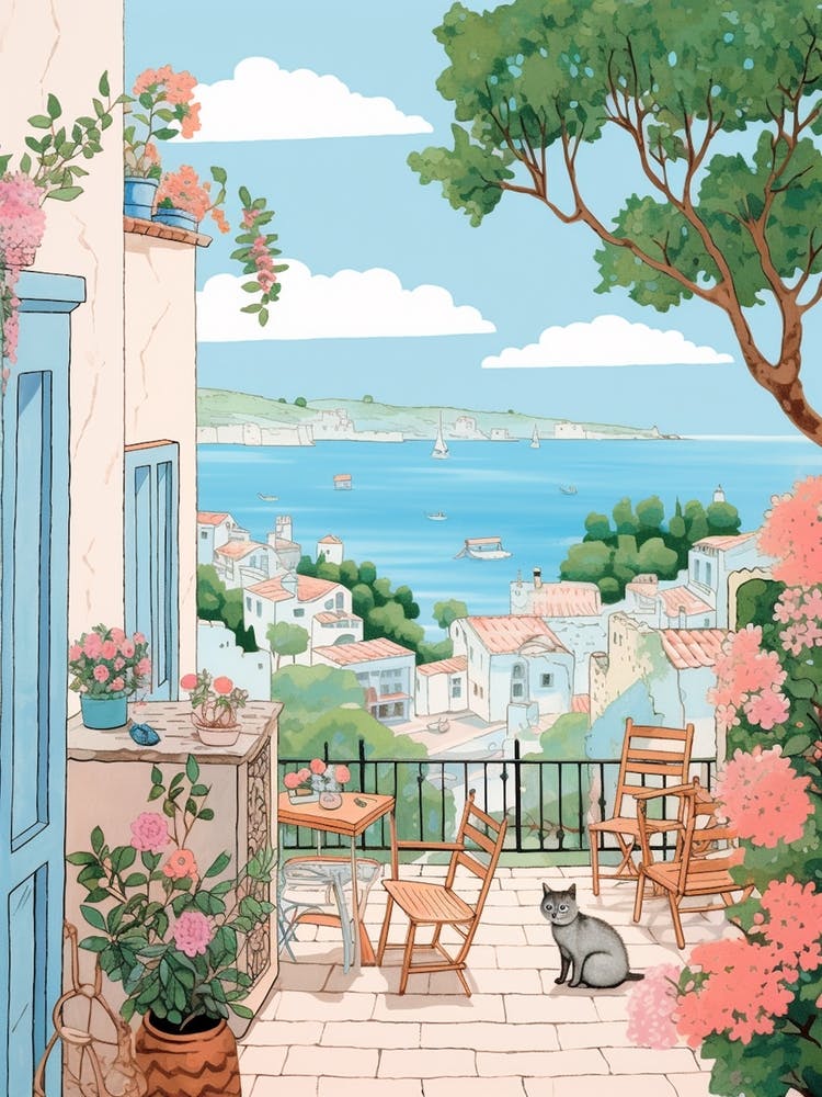 Rhodes Greece 1 Illustration