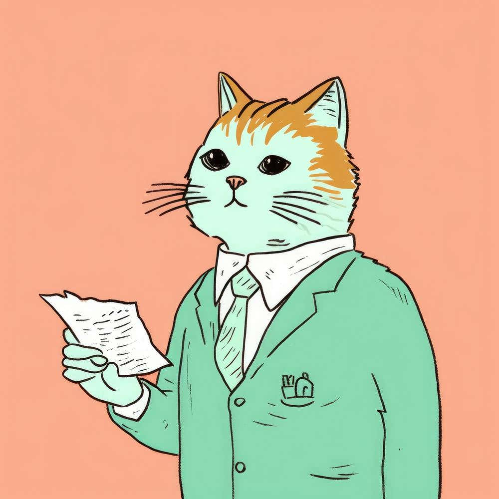 Cat In A Suit 3