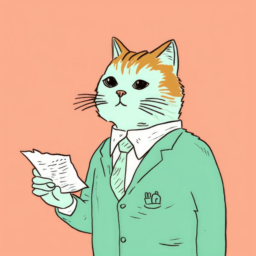 Cat In A Suit 3