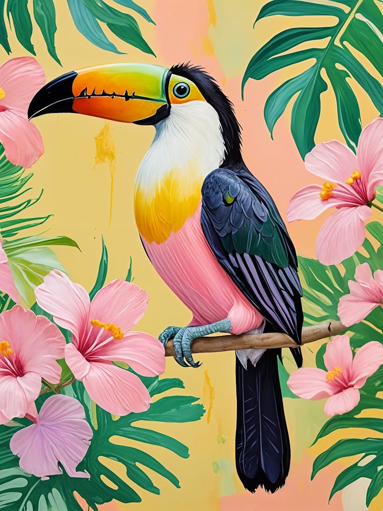 Tropical Rainbow Toucan no5