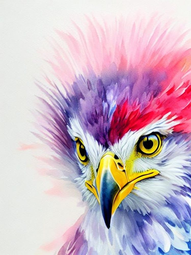 Eagle 2 Watercolour Bird