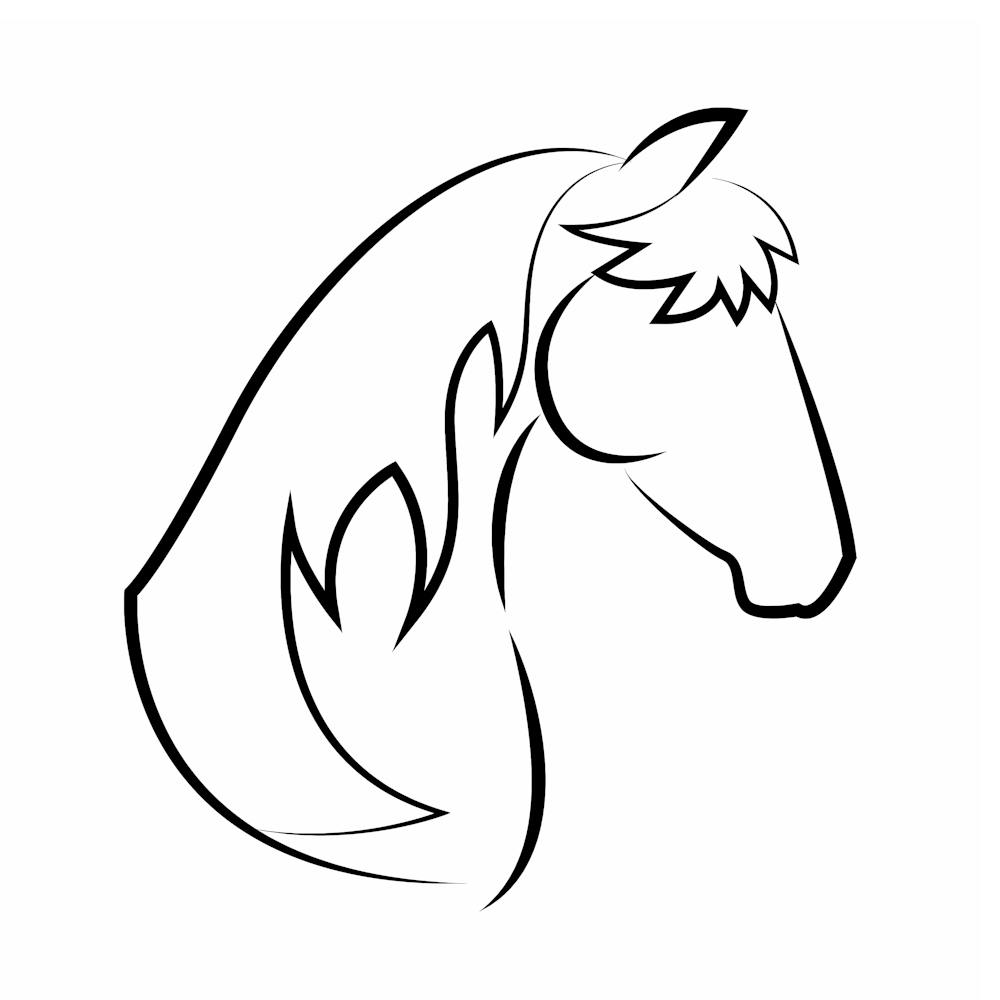 Majestic Grace – Minimalist Horse Line Art
