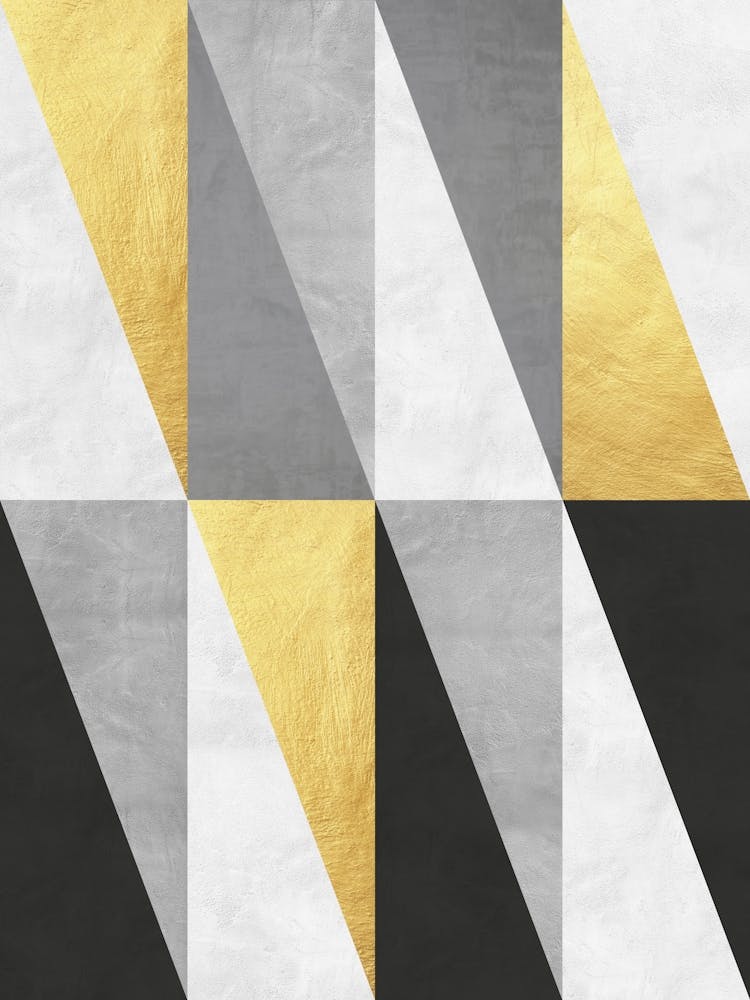 Gray and gold geometry 1
