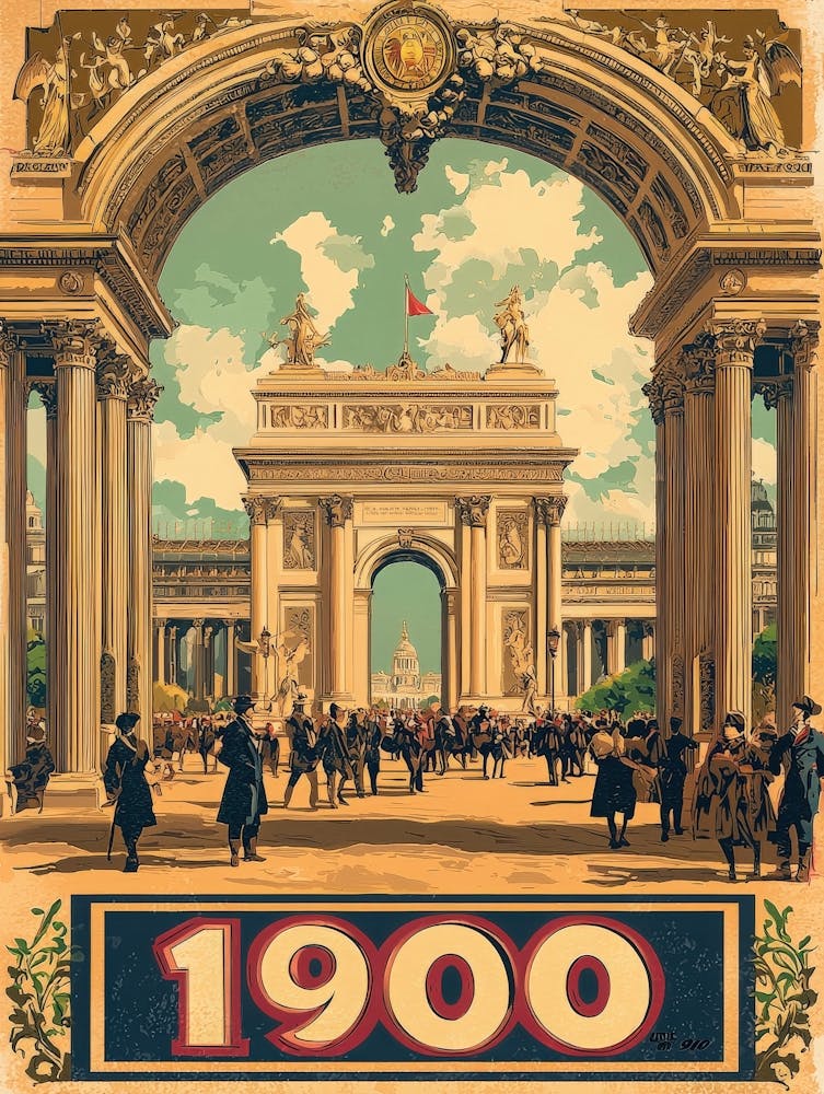 Aihrgdesign A Vintage Travel Poster Of The 1900 Paris Exposit Dafb955d 3bbc 4894 948a 988ae314fb95 2