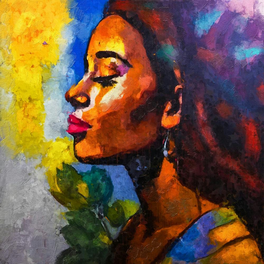 Expressive Woman Portrait