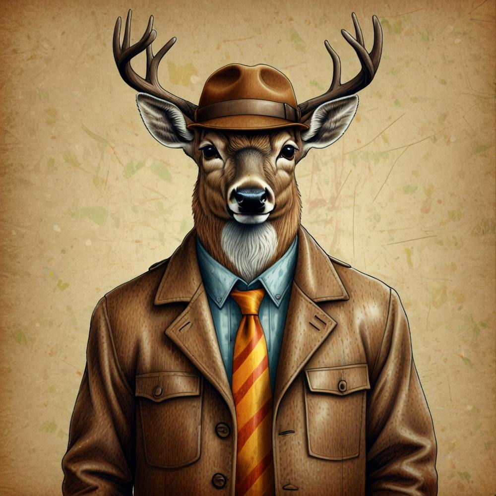 Deer In A Suit 2