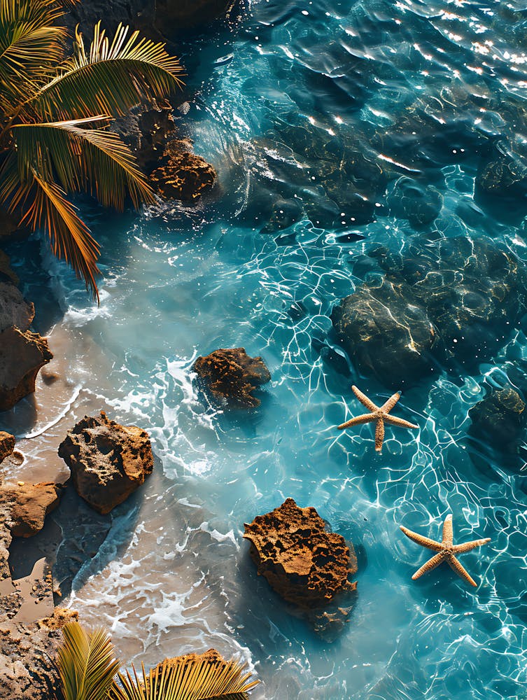 Starfish On The Beach 1