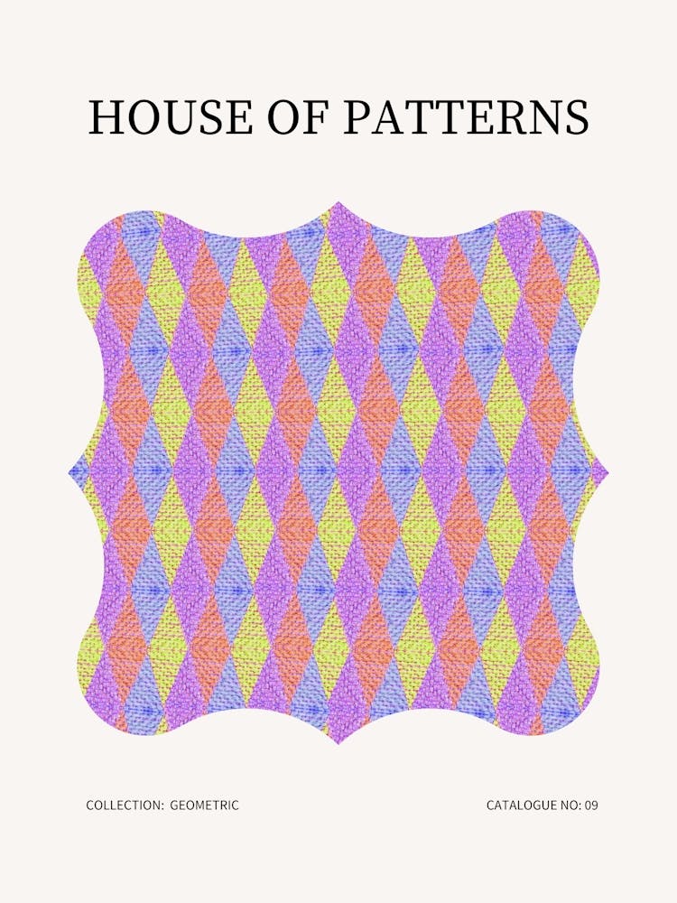 Geometric Pattern Poster 9