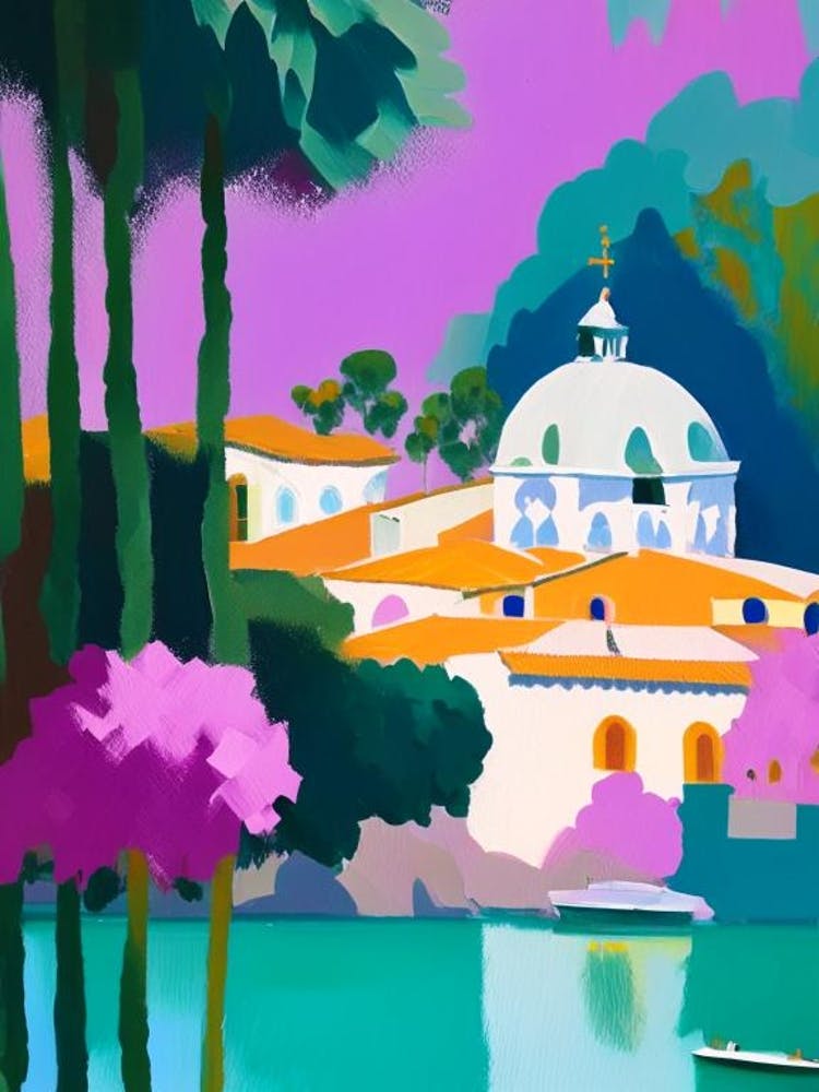 Isola Bella, Italy Abstract Still Life