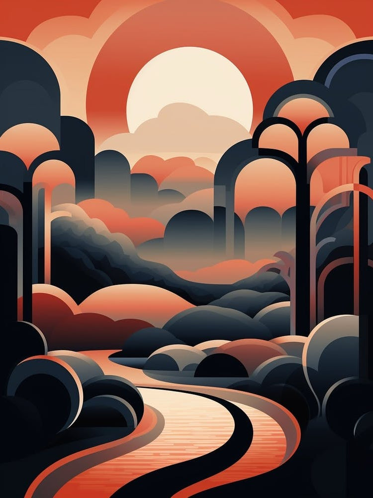 Art Deco Abstract Minimalist 6