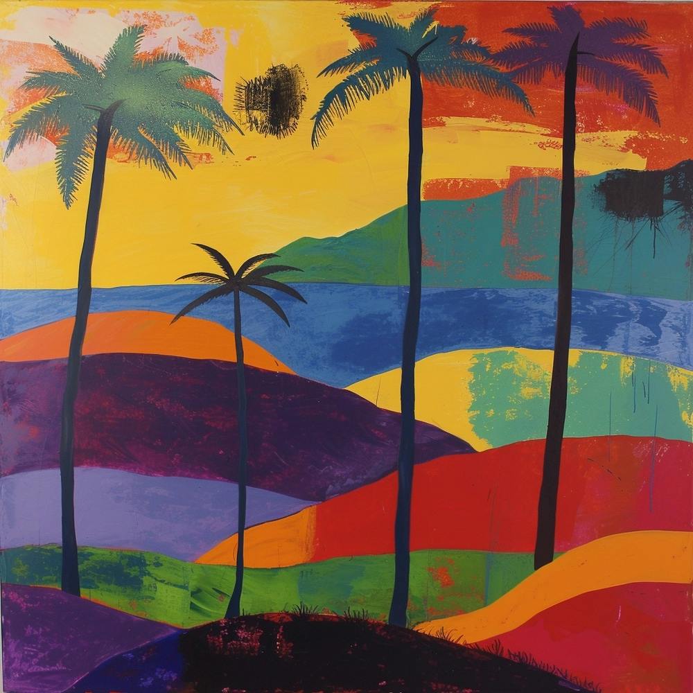 Abstract Travel Collection Pacific Islands 3