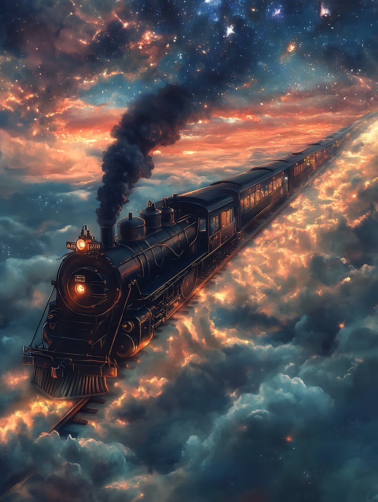 Fantasy Train In The Sky