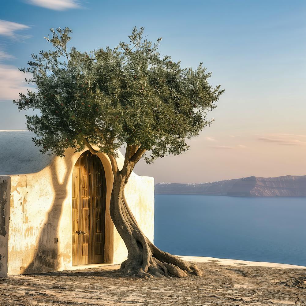 Olive Tree In Sunlight (I)