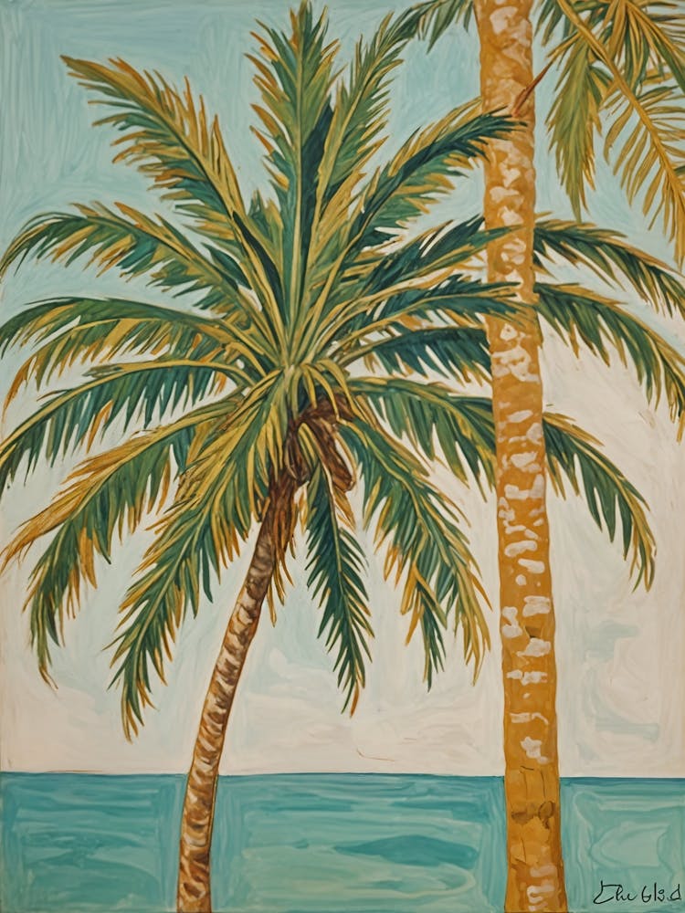 Palm Trees At The Beach
