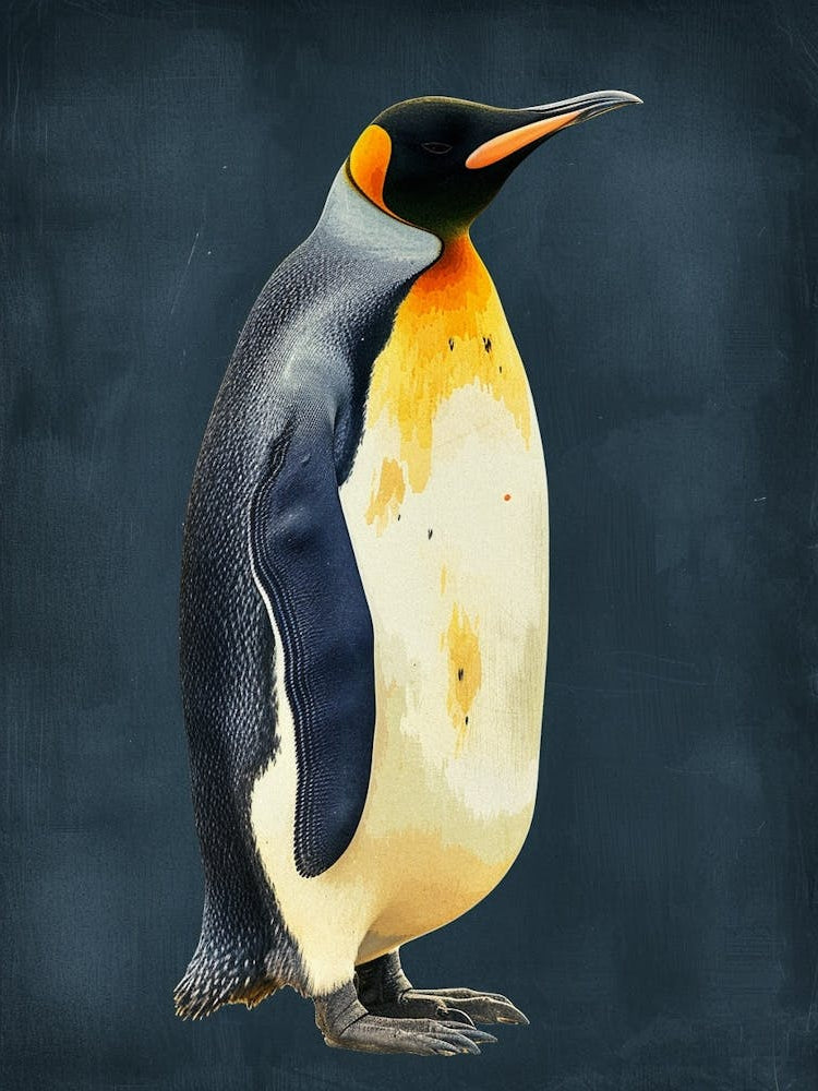 King Penguin Livingston Island Colour Block Painting 1