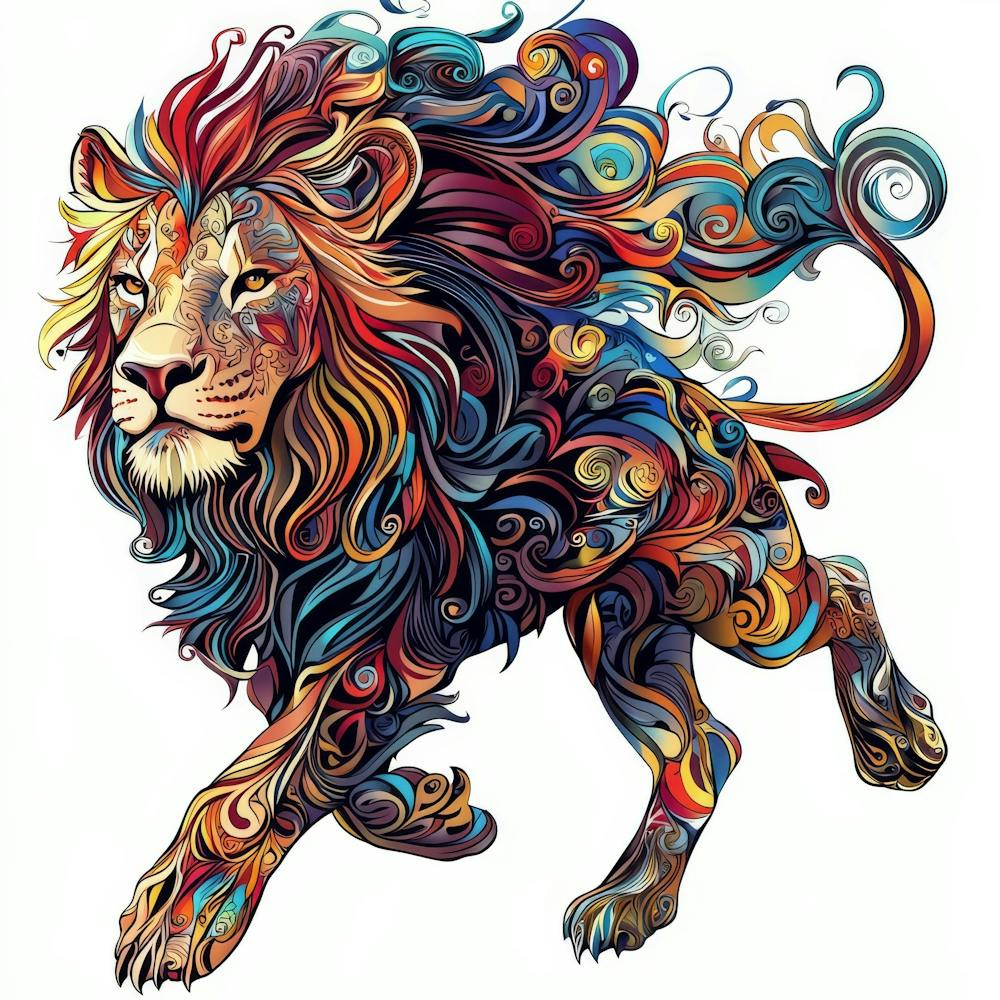 Lion art 1