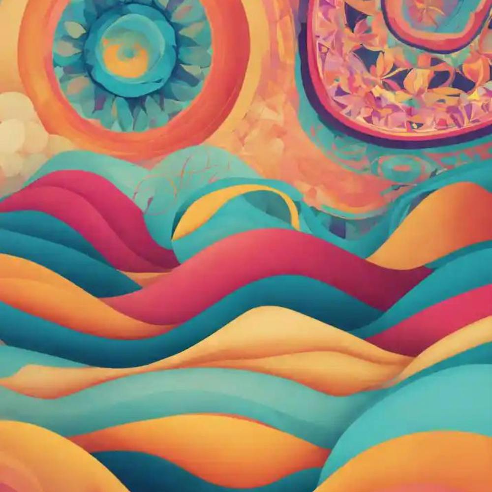 Psychedelische Malerei