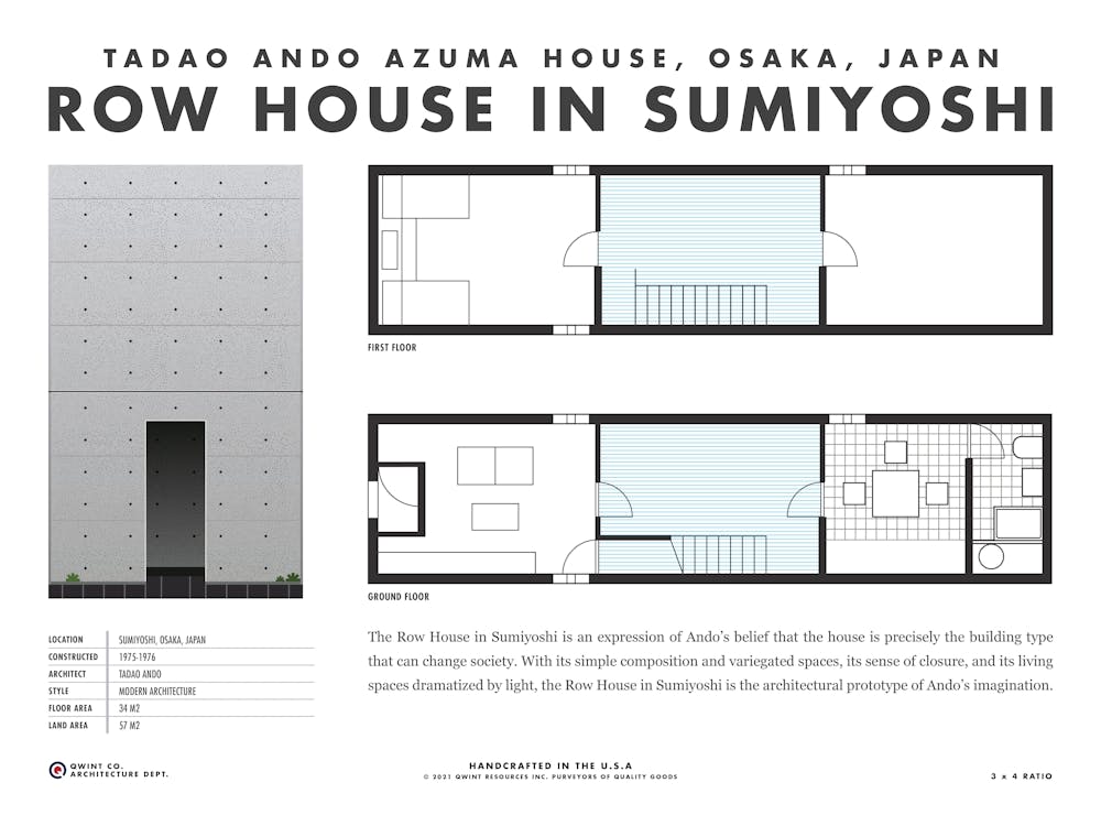 Tadao Ando Row House
