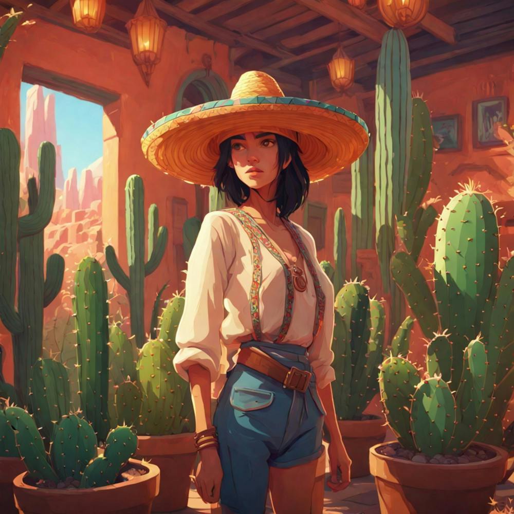 Cactus Girl 3