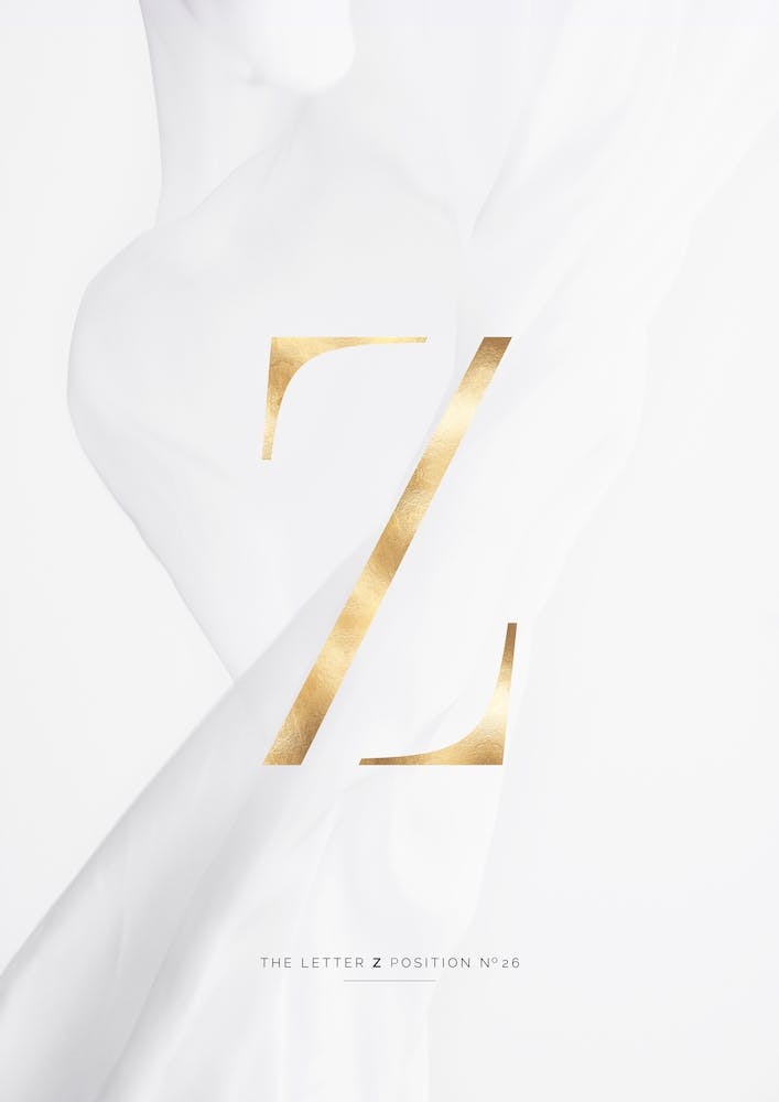 Letter Z Gold