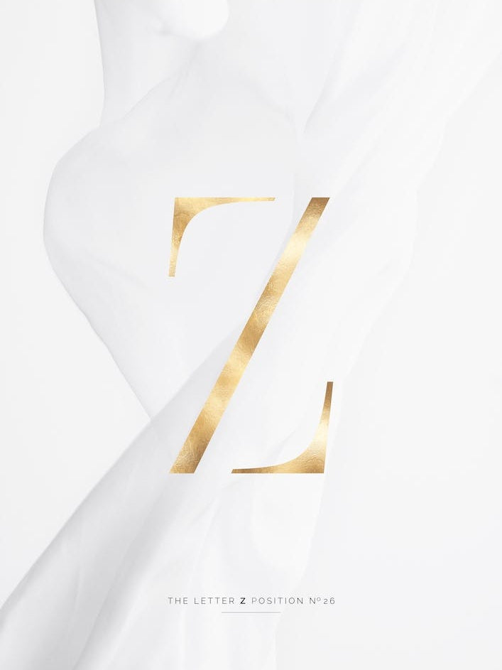 Letter Z Gold